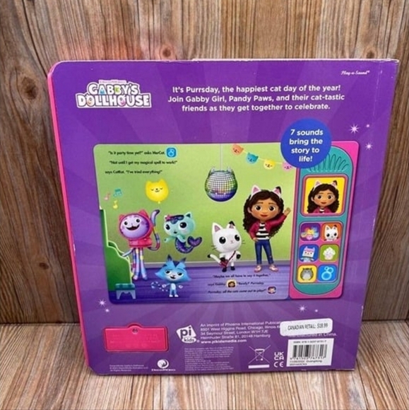 Gabby’s Dollhouse - Happy Purrs-Day! - Little Sound (Board Book) - Picture 2 of 2